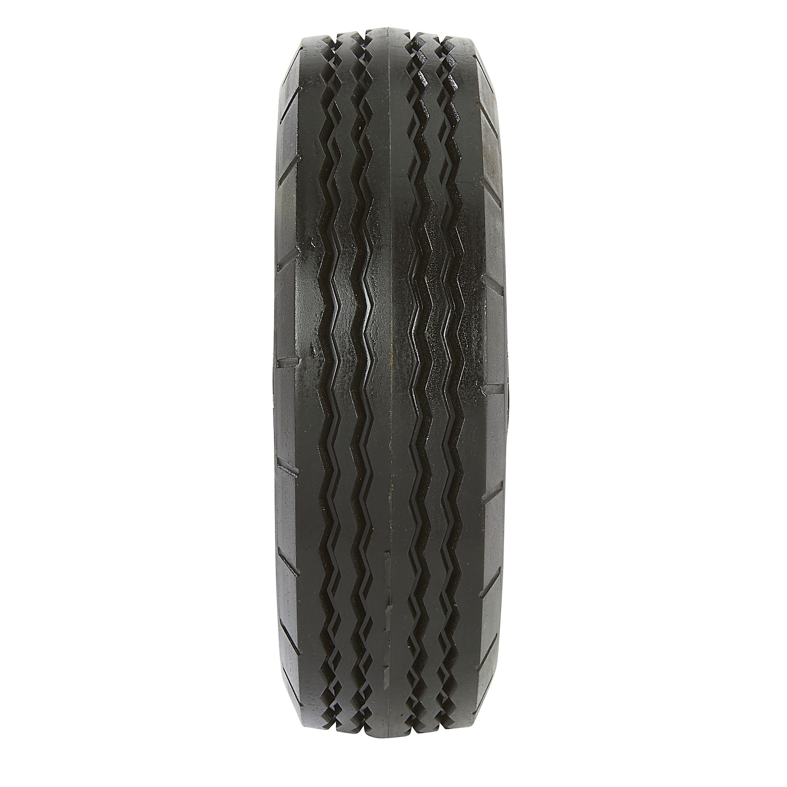 Klutch Flat-Free Cart Utility Tire Assembly, 2.80/2.50-4, Jag Tread