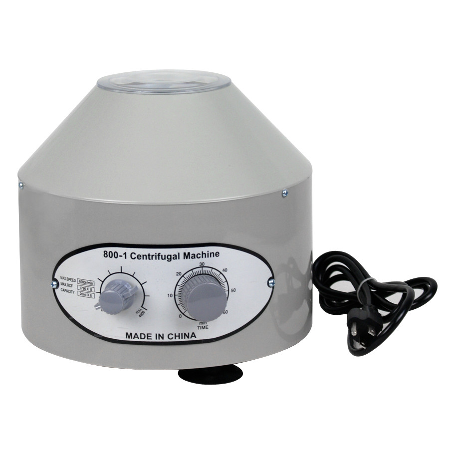 800-1 Electric Centrifuge Machine Lab Medical Practice 110V 4000 rpm 20ml x 6