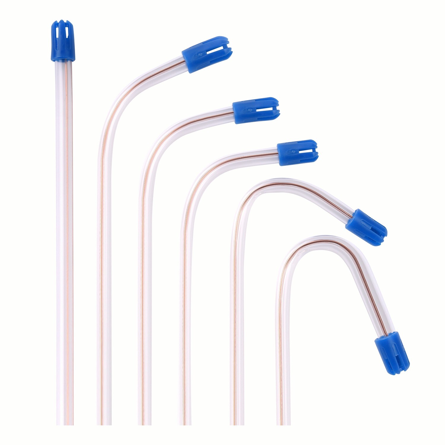 1000(10 Bags)CLEAR/BLUE Disposable Dental Saliva Ejector Evacuation Suction Tips