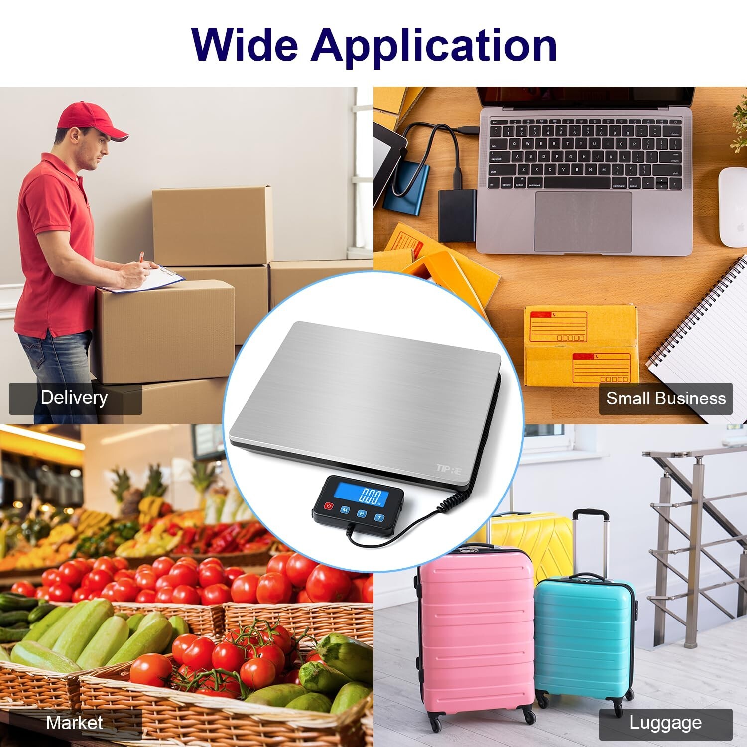 Bascula Balanza Digital Industrial 660 Lbs Comercial En Kg O Libras Basculas New