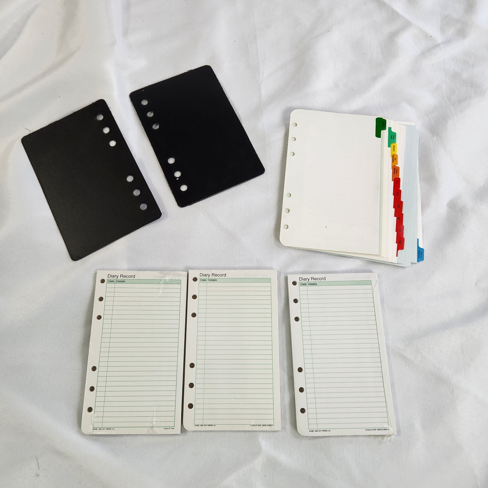 150 Diary Record Day-Timer Portable Refill Pages Paper Compact Franklin Covey