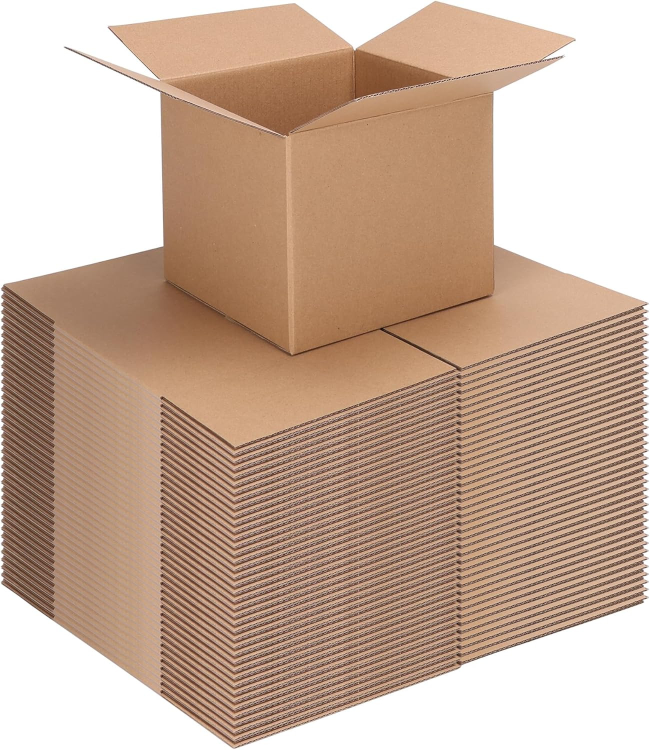 40 Pack 7x7x6 Corrugated Shipping Boxes Packing Mailing Moving Cartons