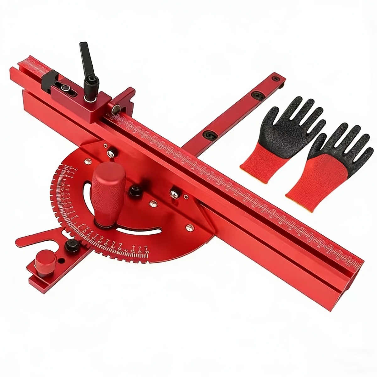 Heavy-Duty Miter Gauges 400mm Miter Gauges With A Track Stop System Guide Rails