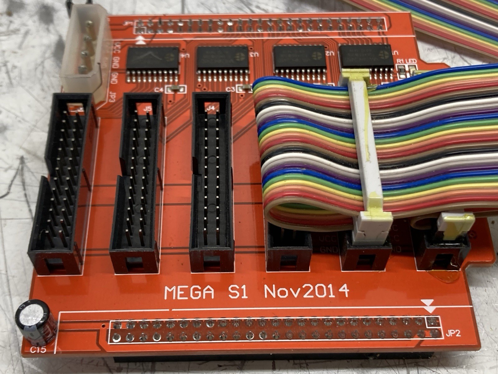 DBSTAR ASY11 V1.40 & MEGA S1 NOV2014 DAUGHTER BOARD LED SIGN MEGA LED OP32-24RG