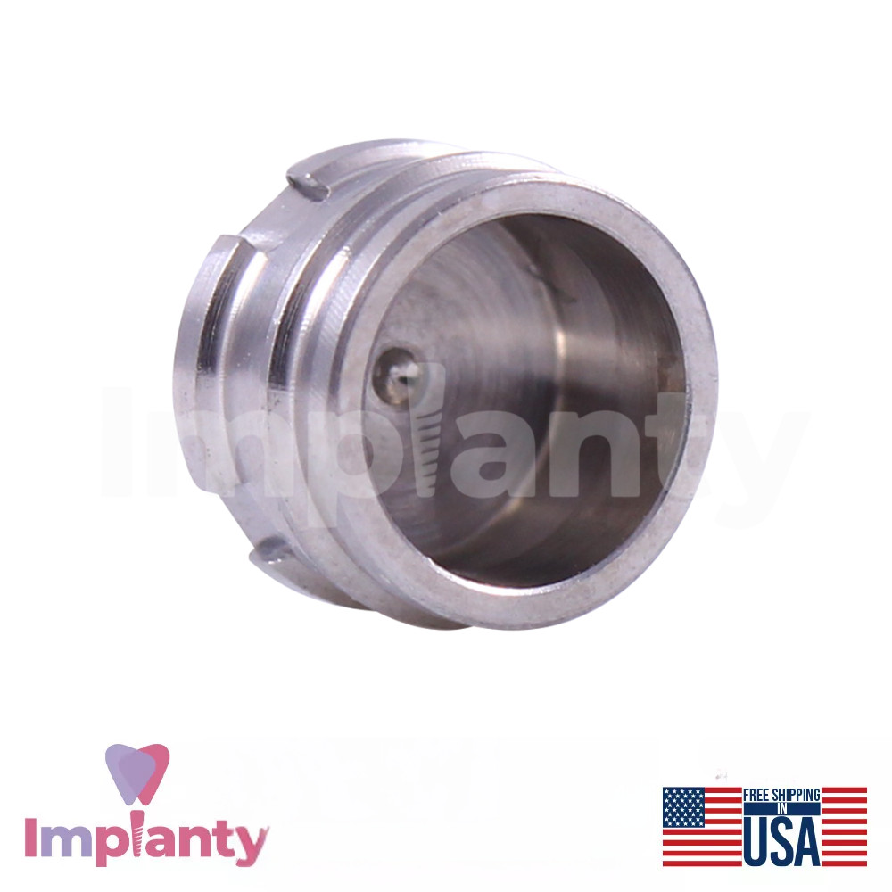 1x Dental Ball Attachment Soft Silicone Set Titanium Int Hex 2.42mm System