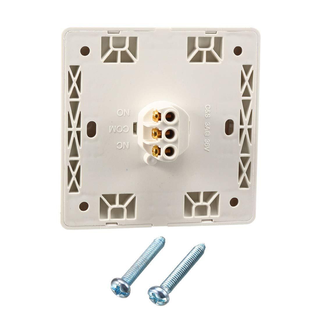 Push to Exit Button Release NO/NC/COM Switch Panel Door Access Control System
