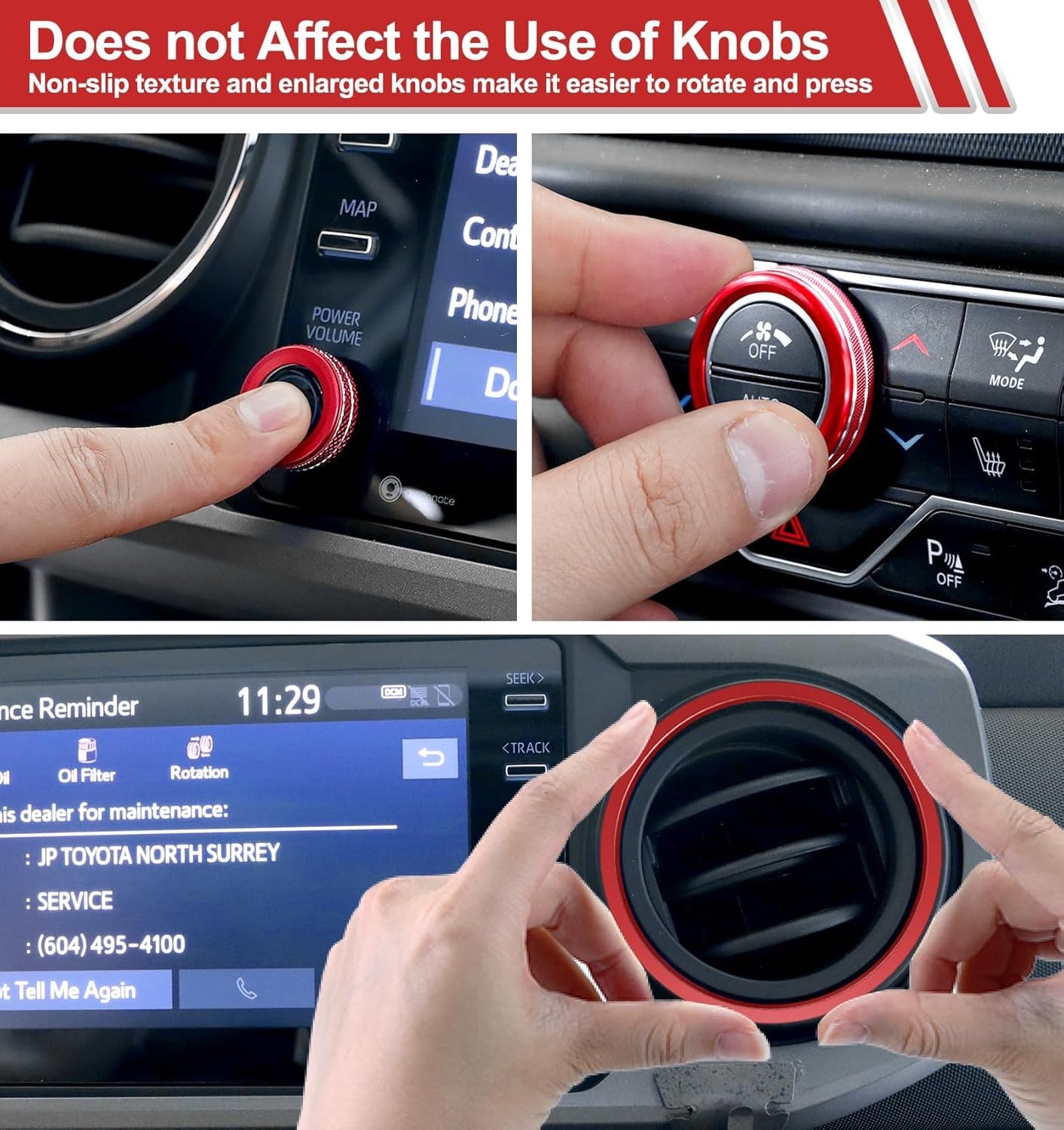 Interior Accessories for Toyota Tacoma 2023 2022 2021 2020 with 8″ or 7″ …..