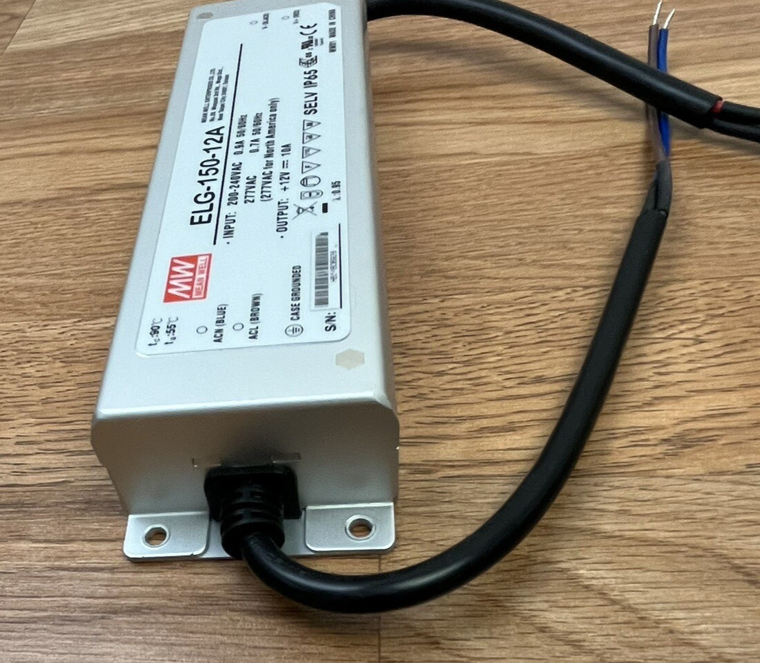 Mean Well ELG-150-12A LED AC-DC Power Supply NEW