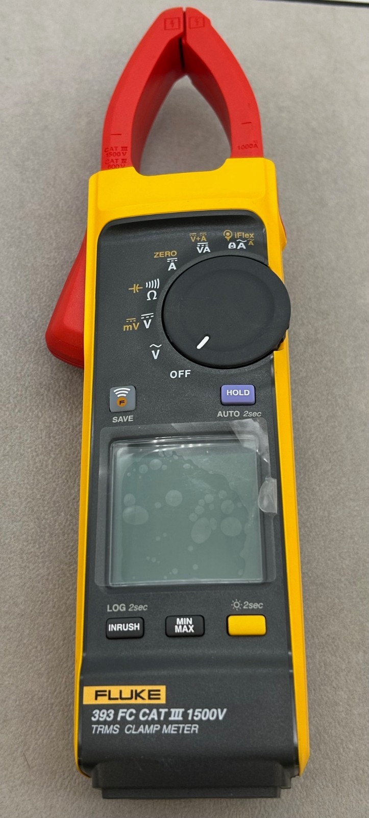 Fluke 393 FC Cat III 1500V TRMS Clamp Meter with Iflex i2500-18 – MINT used once