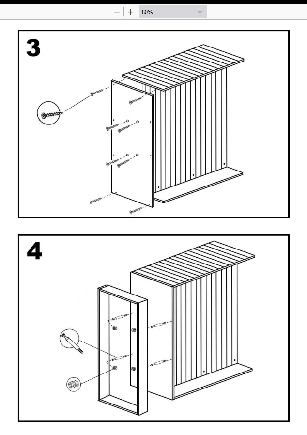White Slatwall Gondola Display – 48″W x 24″D x 54″H, Assembly Required