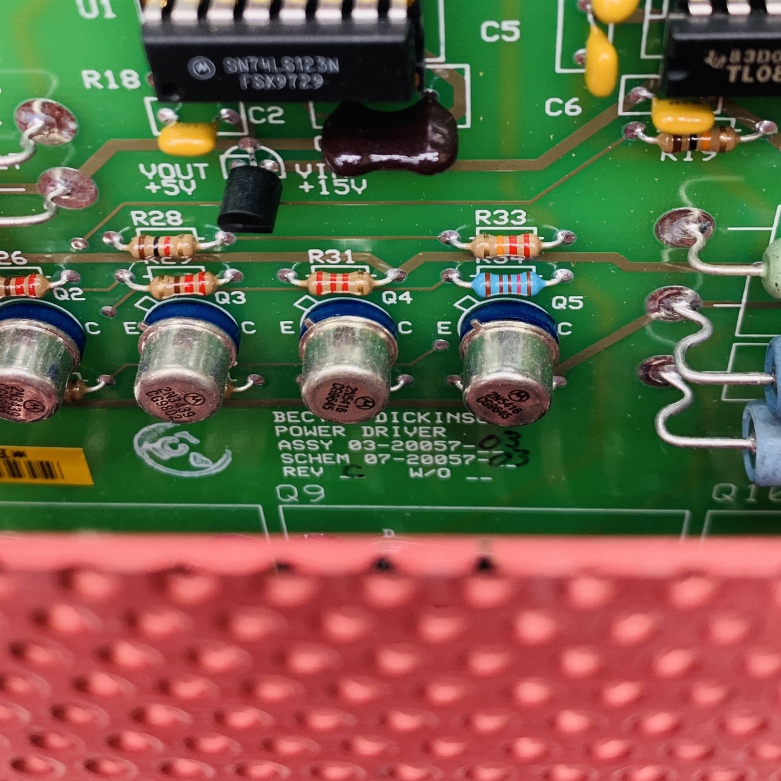Becton Dickinson 03-20057-03 Power Driver Board (BD FACSCalibur Flow Cytometer)