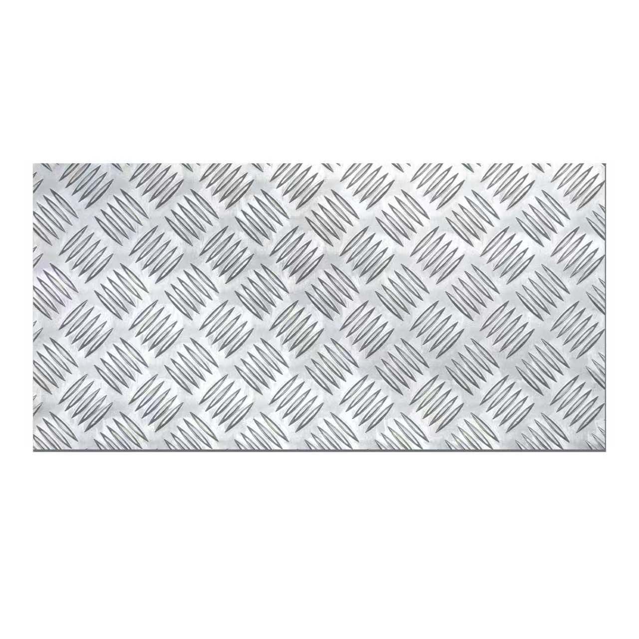 2 Pack Aluminum Checker Plate 254mm×508mm For Trailer & Garage Use