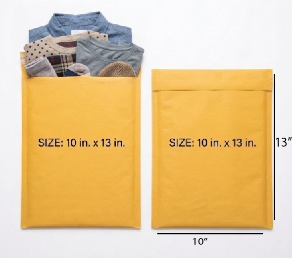 # 10″x13″ Kraft Paper Bubble Padded Envelopes Mailers WaterProof Pcs10/25/50/100