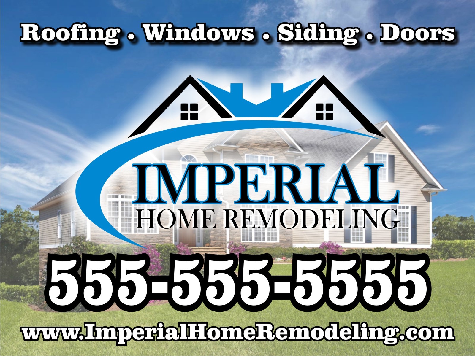 25 18×24 Full Color Custom Yard Signs – Printed One Side