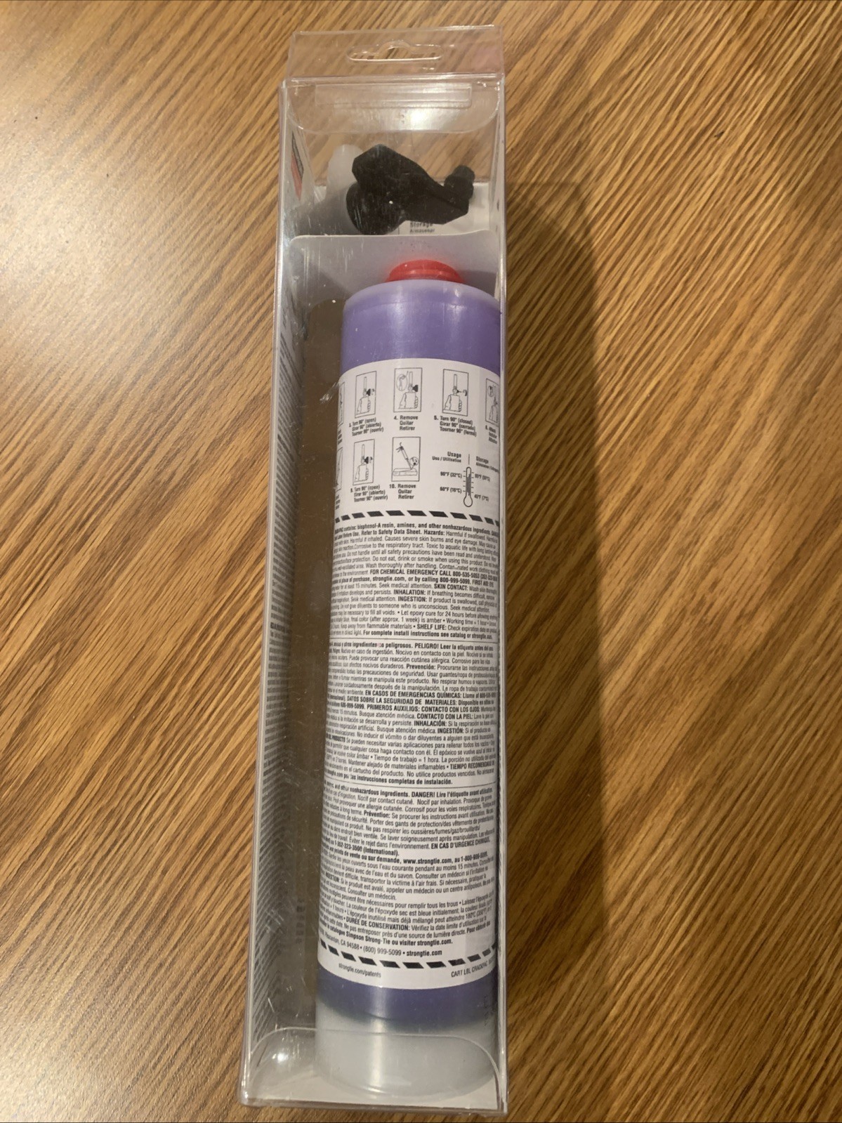 Simpson ETIPAC2G10 Crack-Pac Injection Epoxy 9 oz Cartridge