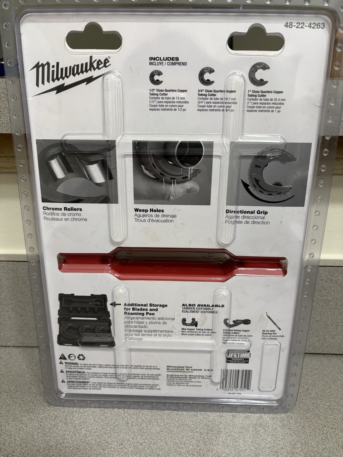 Milwaukee 48-22-4263 Close Quarters Tubing Cutter Set (3 Piece)*New