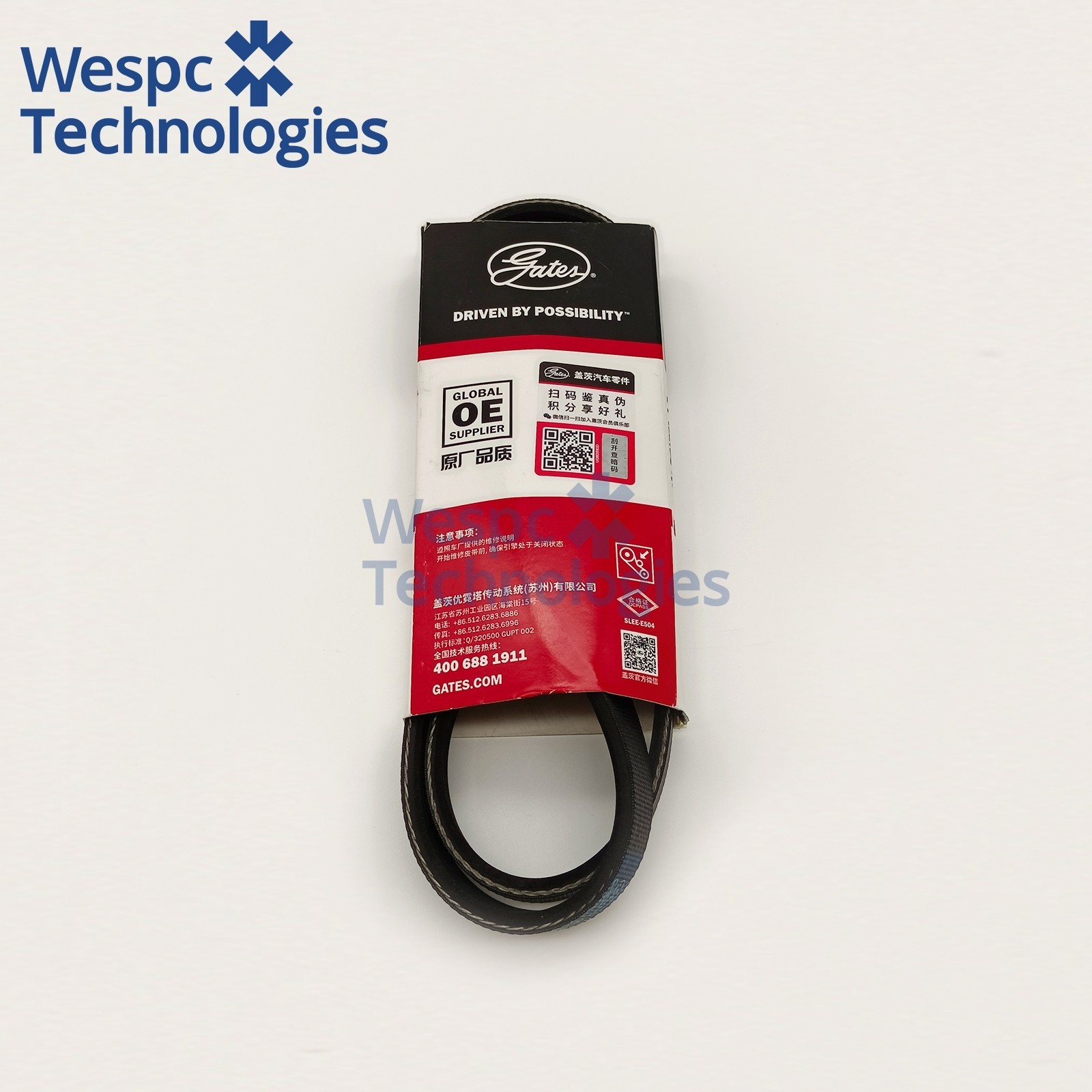 Genuine Gates 4PK890SF Belt For Lincoln MKC Ford Escape and Ford Focus