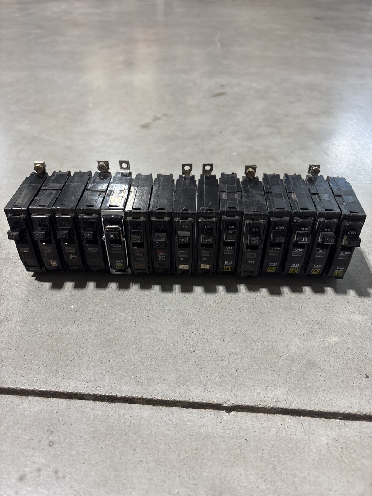 Lot Of 15 Square D QO130 Miniature Circuit Breaker 30 A, 1 Pole, 120/240 VAC