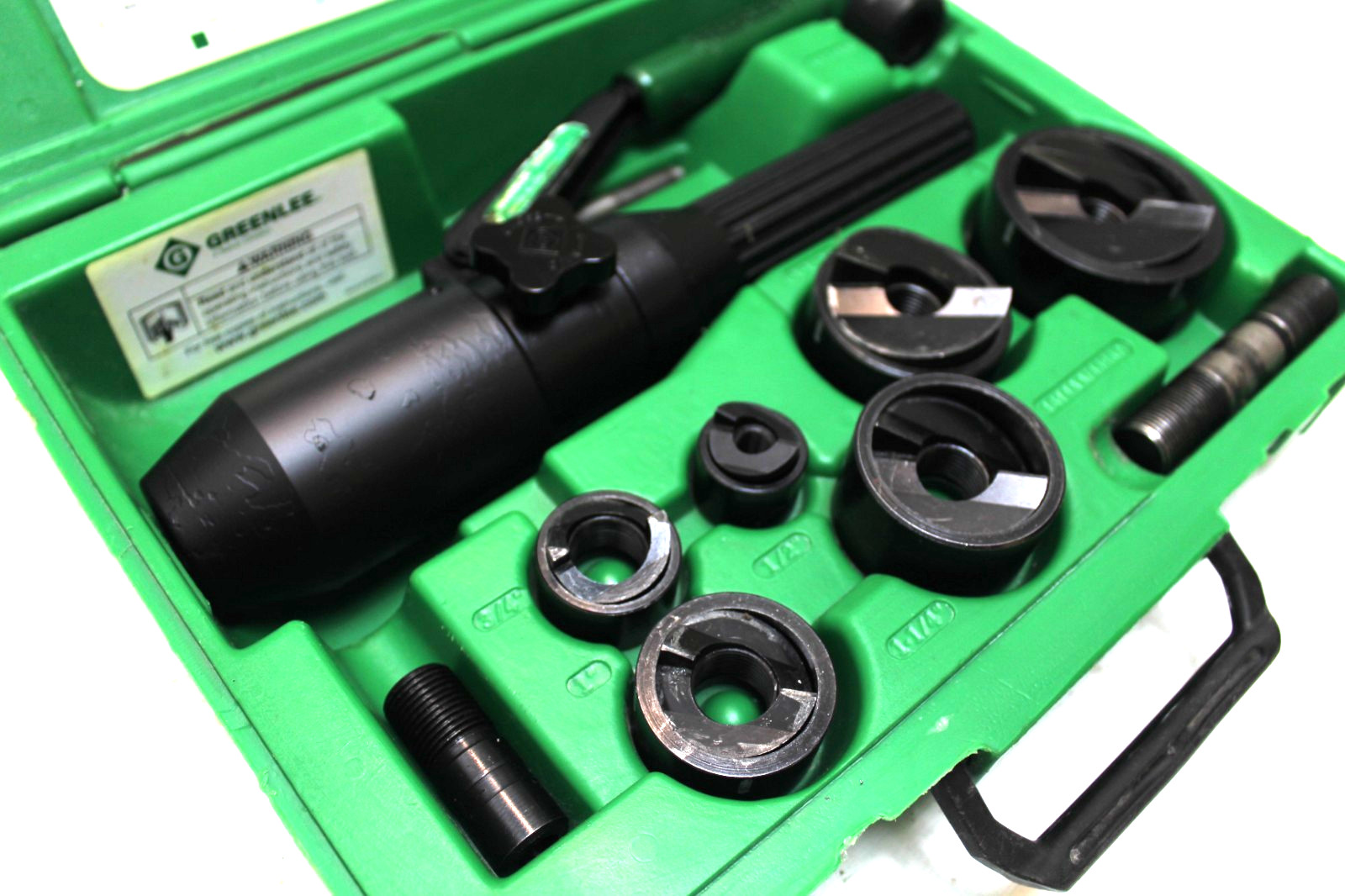GREENLEE 7906/7806 SB Quick Draw Hydraulic Knockout Set (100% TESTED)