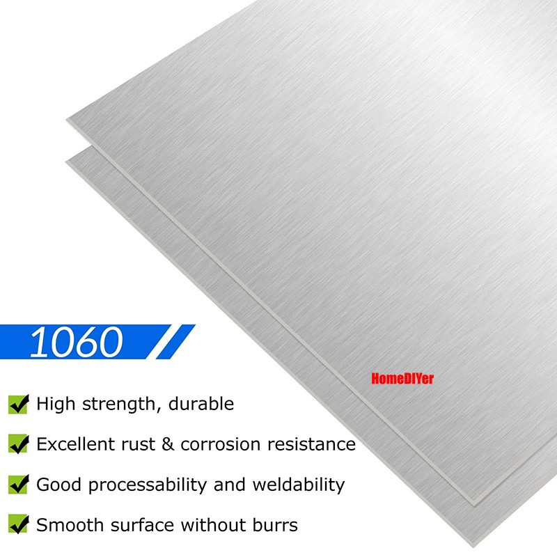 Aluminium Sheet Plate 1060 | 0.3mm–6mm Thick | Cut to Size | Metalworking Sheet