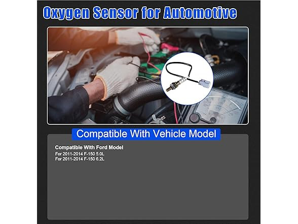 Oxygen Sensor 4PCS Compatible with 2011-2014 Ford F150 F-150 5.0L 6.2L 234-5113