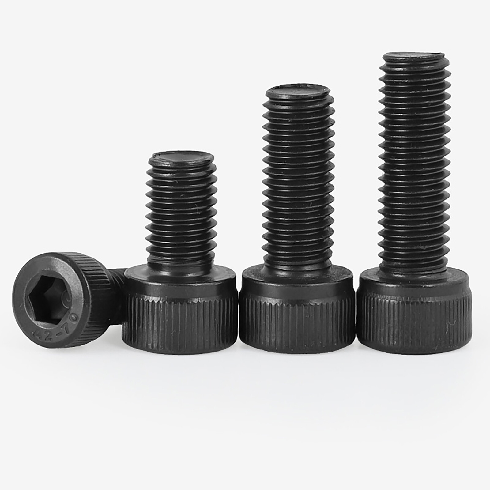 DIN 912 Black Cap Head Screws A2-70 Stainless Steel Allen Key Bolts M4 M5 M6 M8