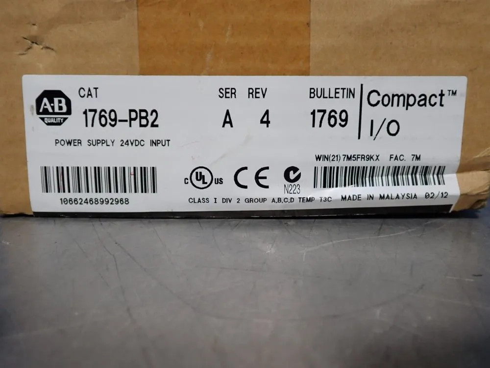 ALLEN BRADLEY COMPACT I/O 1769-PB2