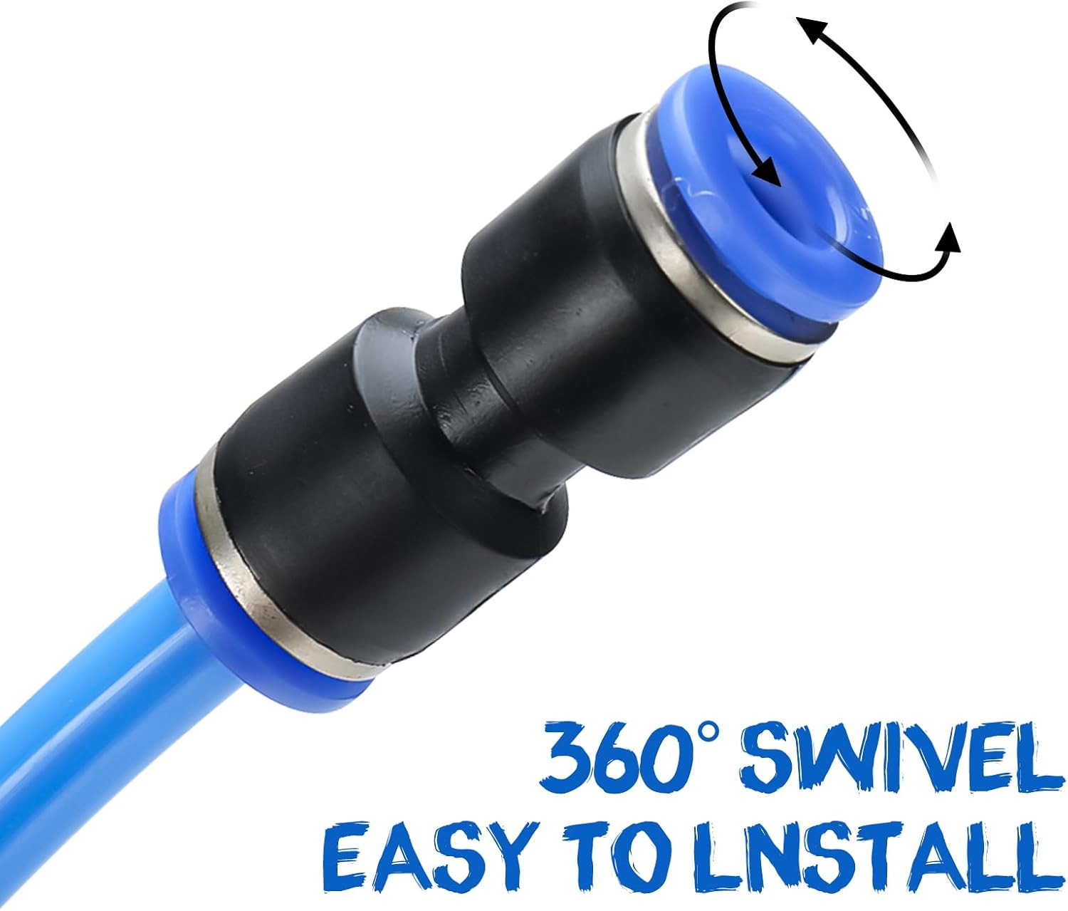 100Ft 10Mm OD 6.5Mm ID Polyurethane PU Air Hose Pipe Tube Kit – Air Line Tubing