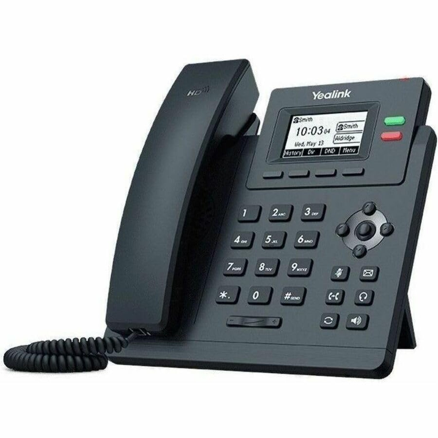 Yealink SIP-T31P IP Phone – Corded – Corded – Wall Mountable – Classic Gray