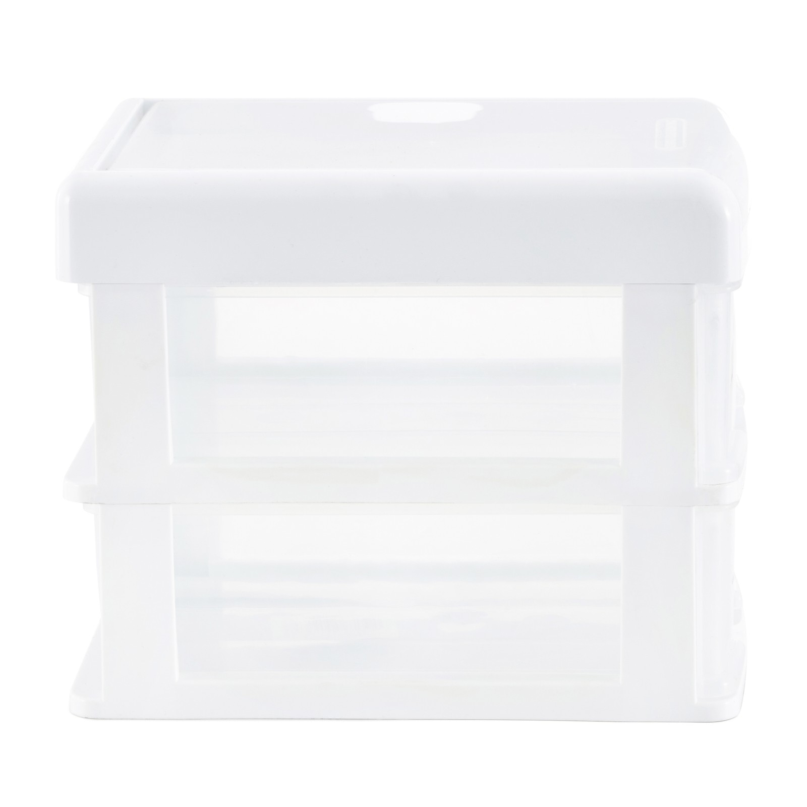 Gracious Living 2 Drawer Desktop Countertop Organizer with Flip Top Lid (2 Pack)