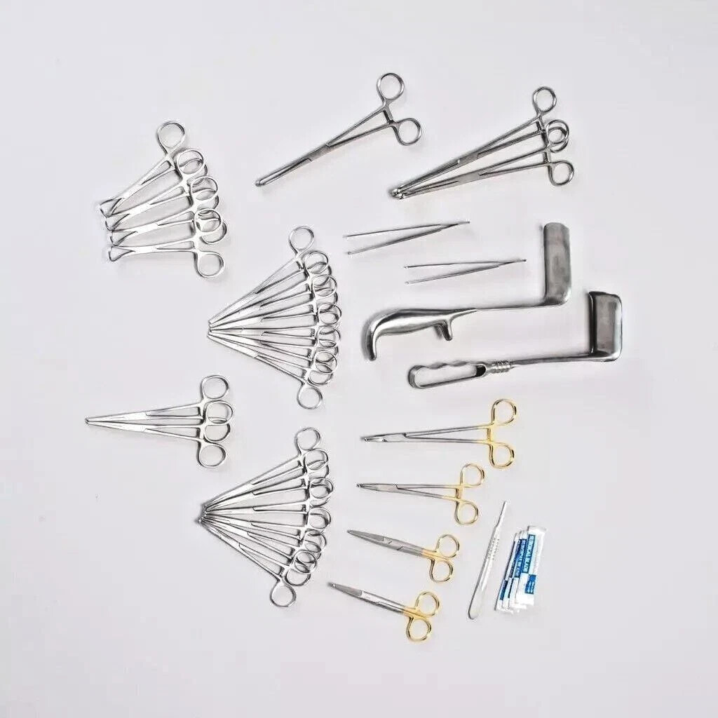Set Of 34 Pcs Cesarean Section Instruments Set C-sections Set Gynecology
