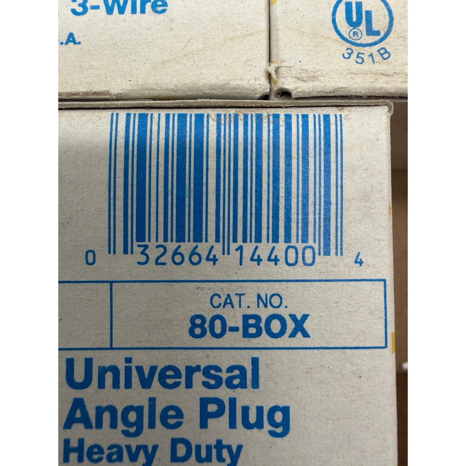 Lot of 7 Eagle 80-BOX Heavy Duty Universal Angle Plug 30A 50A 125V/250V NEMA 10