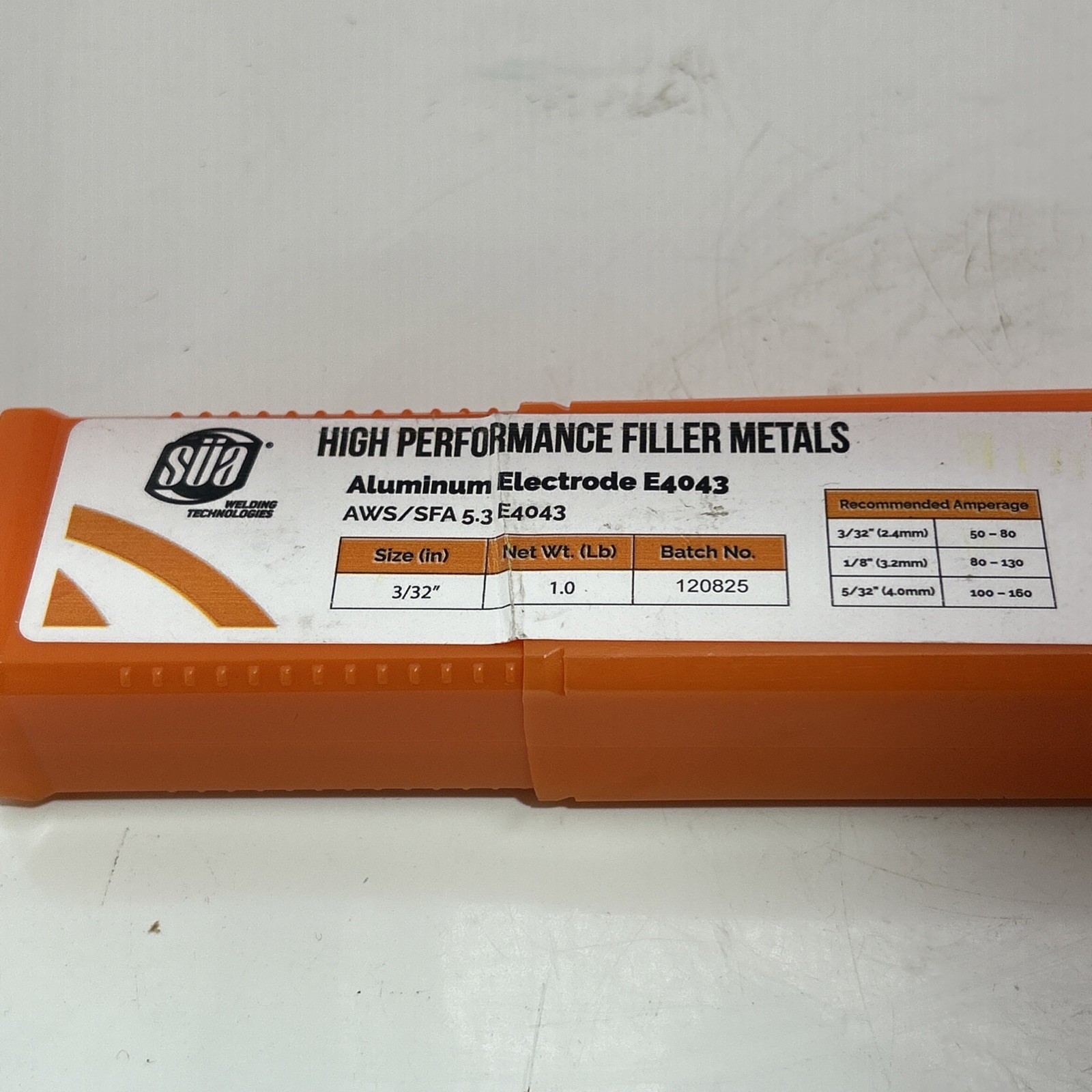 SÜA – Aluminum E4043 Stick Electrode Rod 3/32» x 14» – (1 Lb) 3/32″ – 1 L