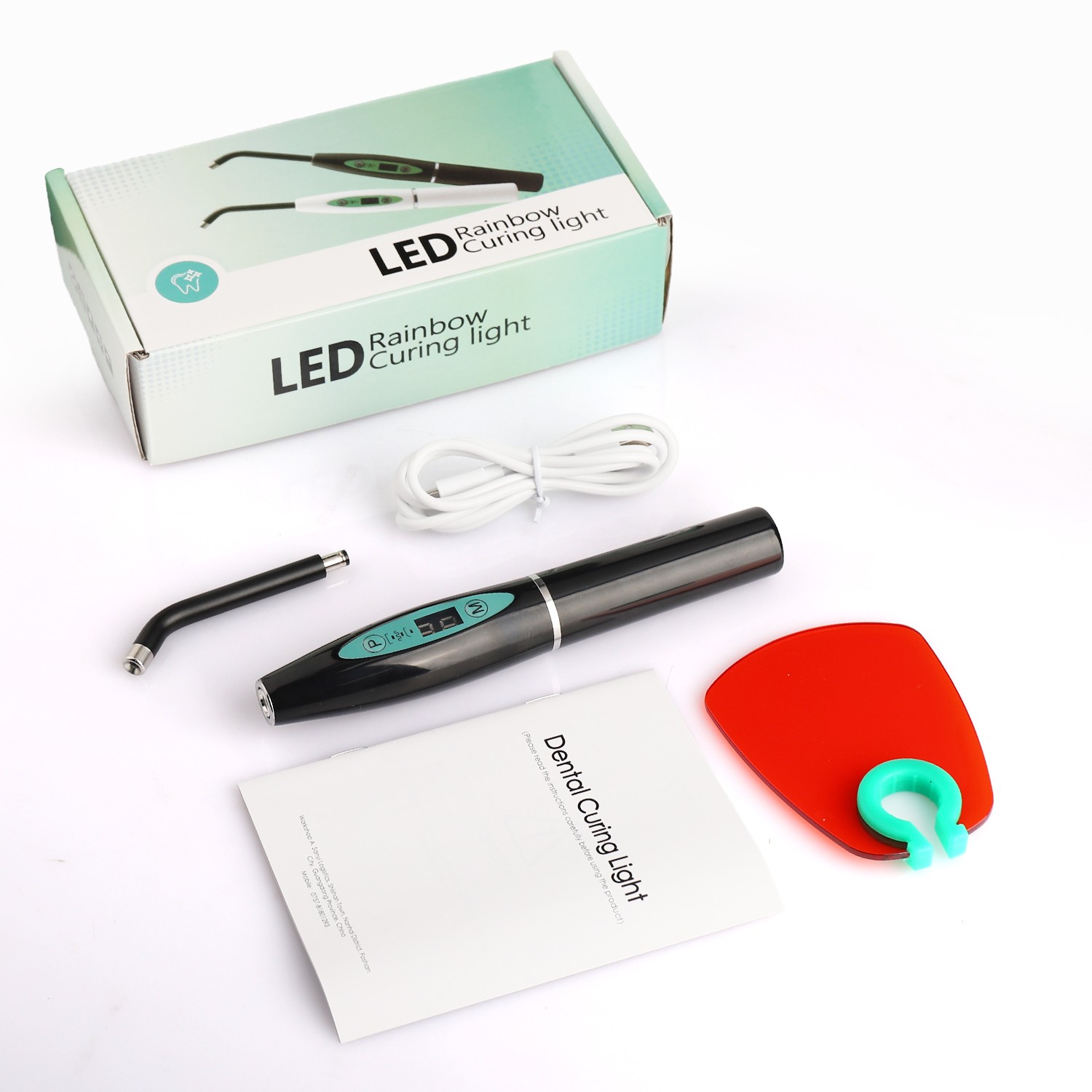 Dental Wireless Cordless LED Cure Curing Light Lamp 2000mw 5W Tool Resin Cure
