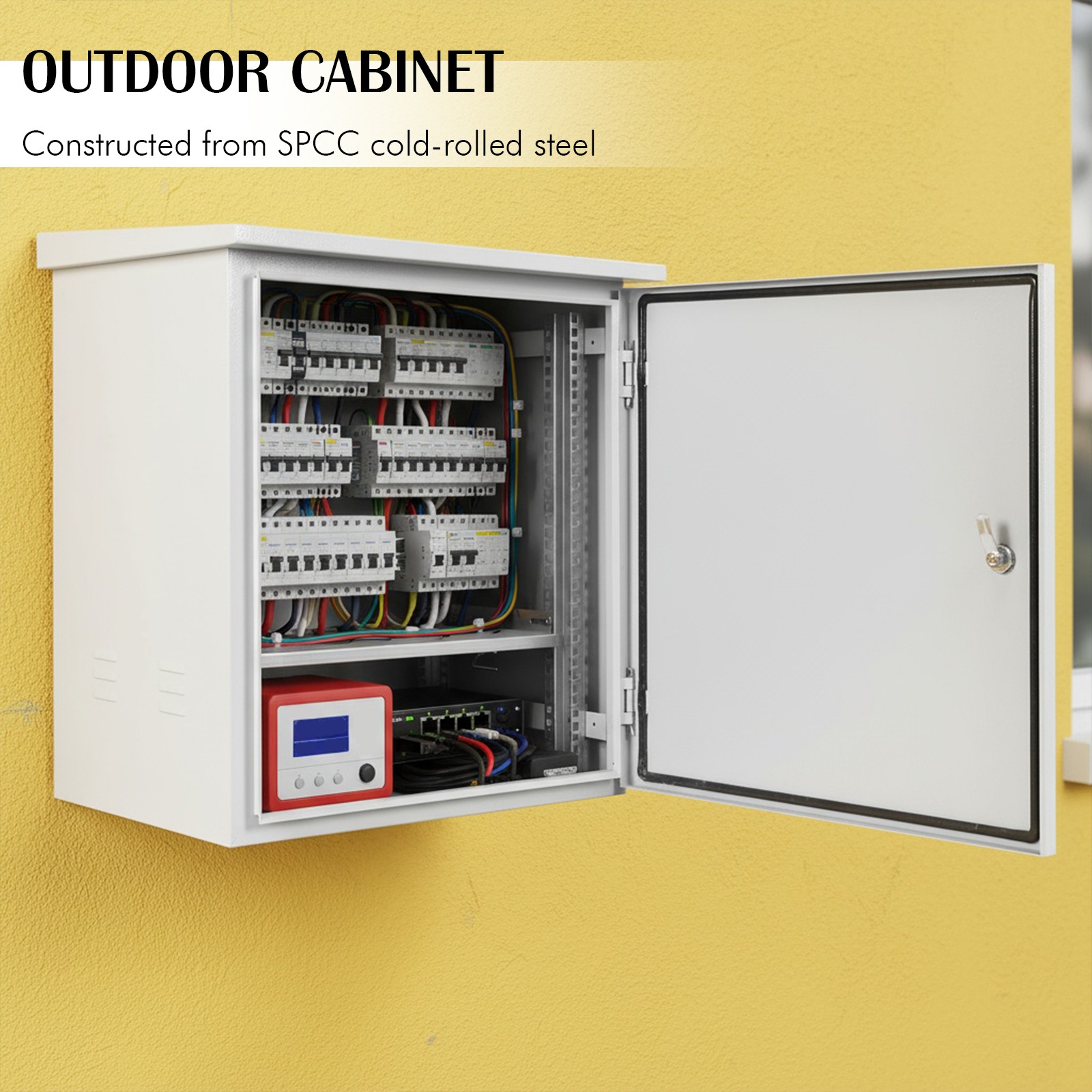 Steel Electrical Box Electrical Enclosure Box 23.62×23.62×17.72» Metal IP55