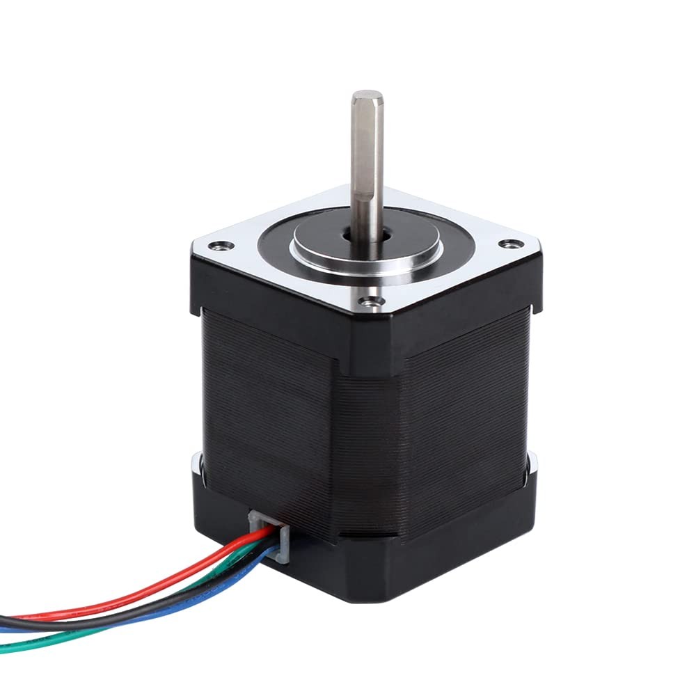 STEPPERONLINE Nema 17 Stepper Motor Bipolar 2A 59Ncm(84oz.in) 1.65″x1.65″