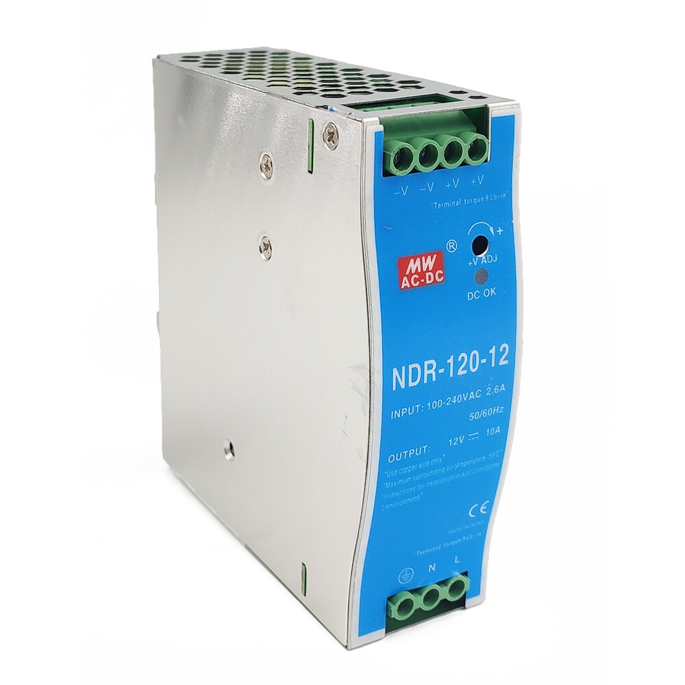 10A Industrial DIN Rail Power Supply Output 12V Power Supply NDR-120-12 NEW