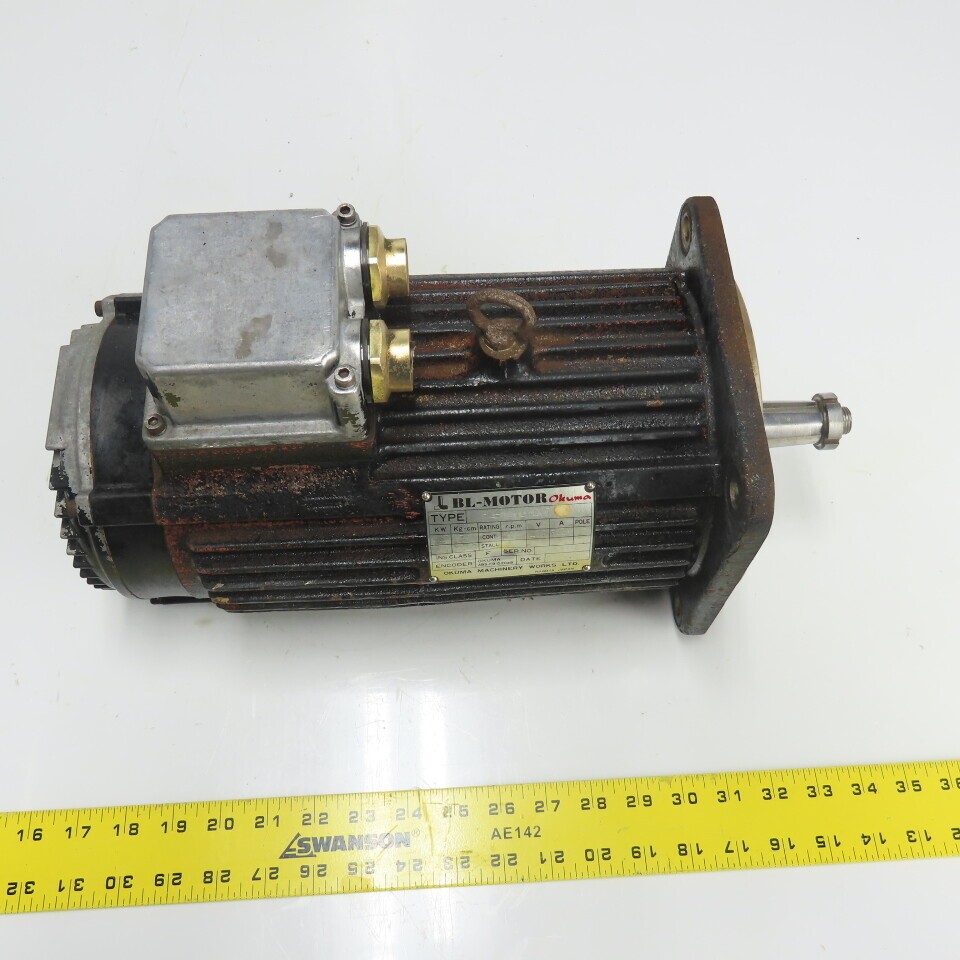 Okuma BL-50E-20T 1.5KW AC Servo Motor 157V 2000RPM 7.5A 4 Pole