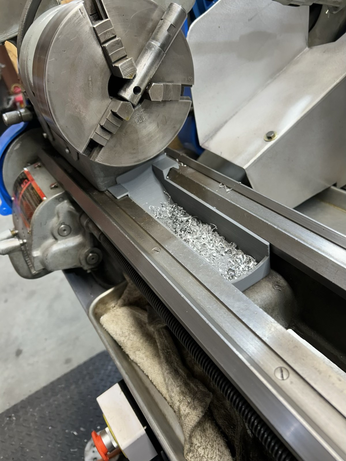 South Bend 9A Metal Lathe Chip Tray Pan – Under‑Carriage Sliding Chip Catcher