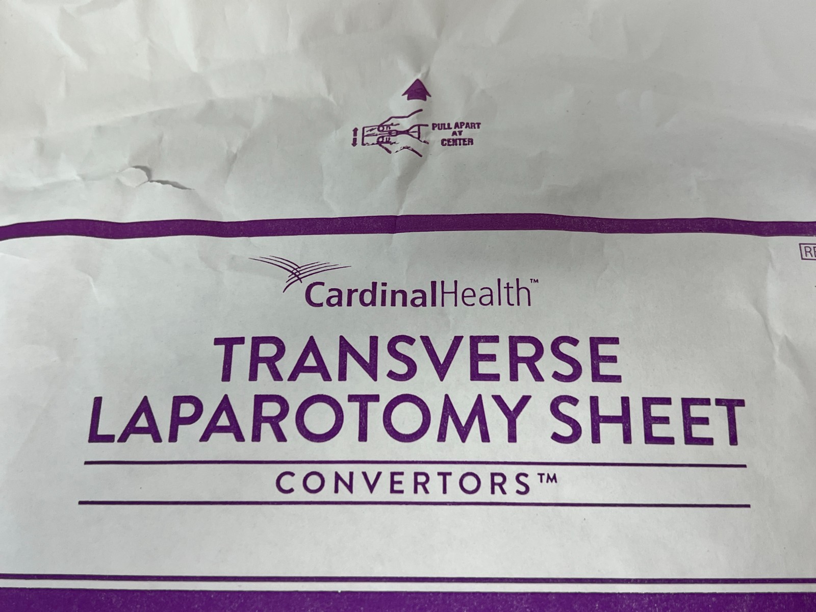 Cardinal Health Transverse Laparotomy Sheet 29421 Exp.2030-10 (*EE30)