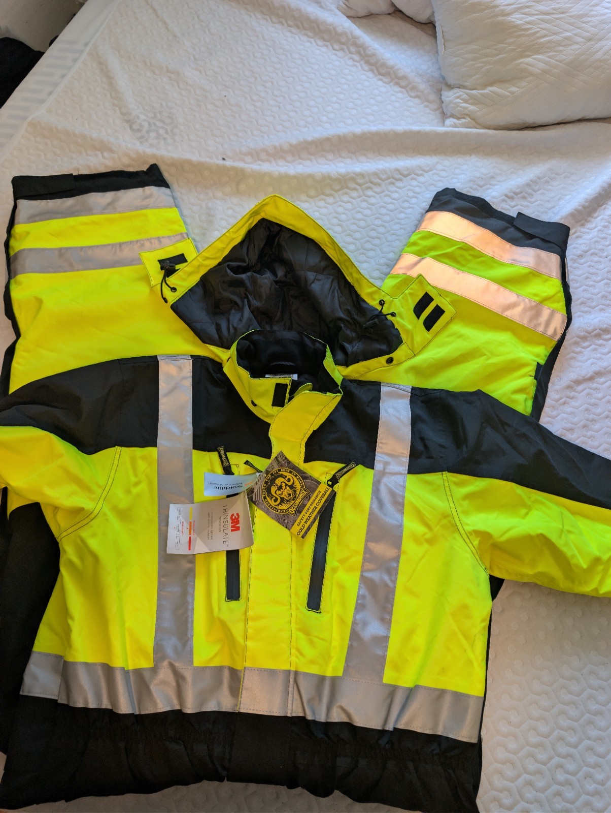 OccuNomix SP-CVL Size XL High Visibility Waterproof Insulated Coverall