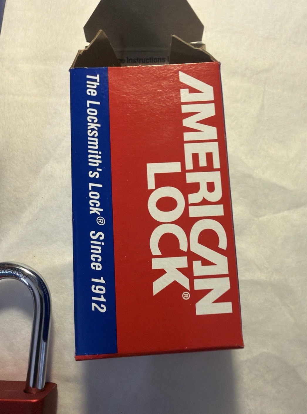 American Lock A1106KARED Keyed Alike Padlocks, Red Aluminum, Steel 6 Pack