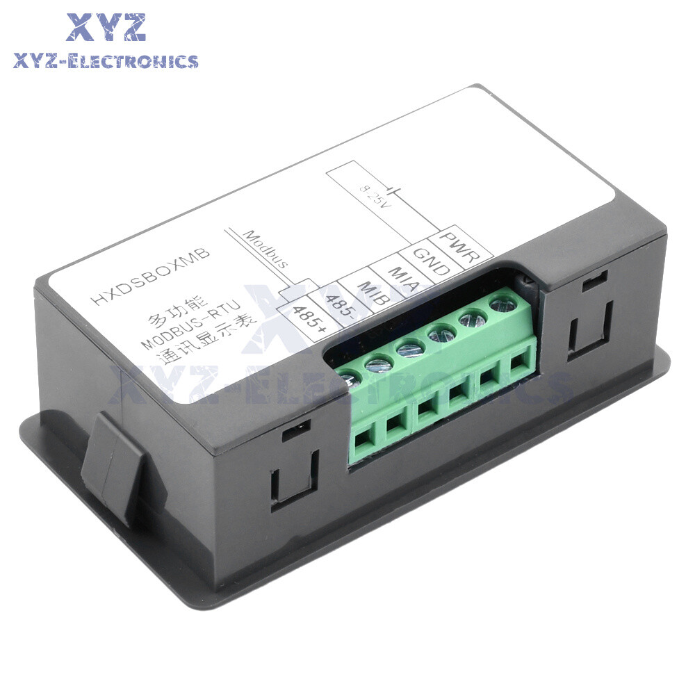MODBUS-RTU Communication Display Meter RS485 Master-Slave-Monitored DC 8-25V