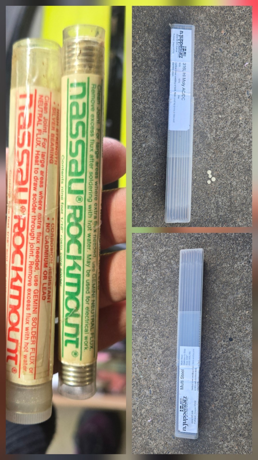 Nassau Rockmount N. Juppenlatz Solder Welding LOT