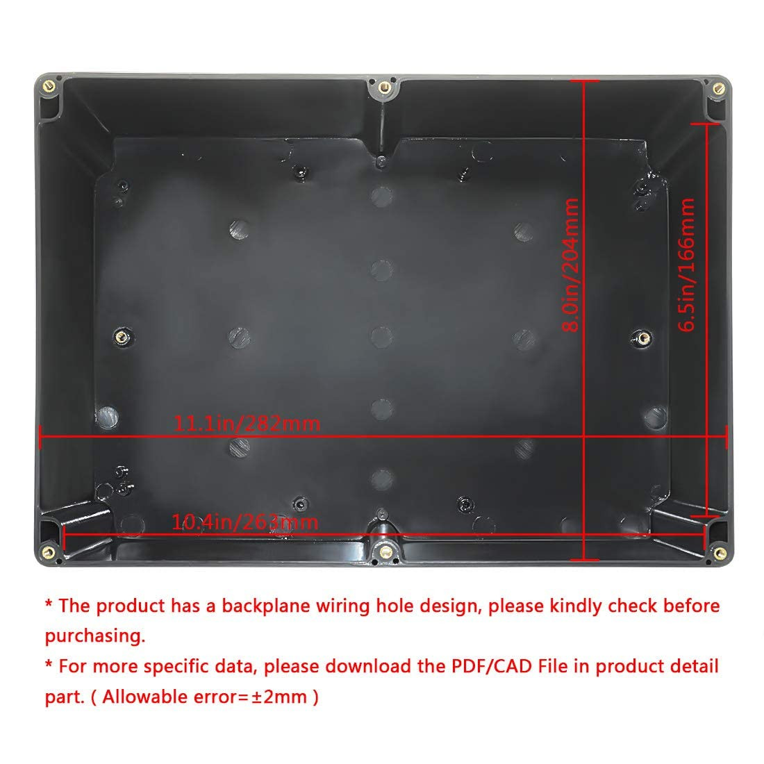 Project Box ABS Plastic IP65 Waterproof Dustproof Electrical Junction Box Outdoo