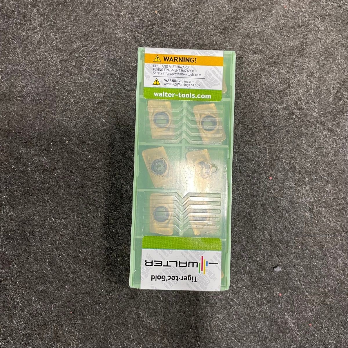 Walter Milling Insert ADGT160616R-F56 WSP45G, Carbide 6.15 mm Qty 10
