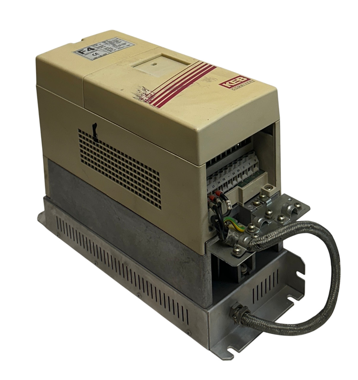 KEB 14.F4.C3E-3440 / 14F4C3E3440 KEBCO F4 COMBIVERT AC DRIVE 10HP 2/4P REPAIRED
