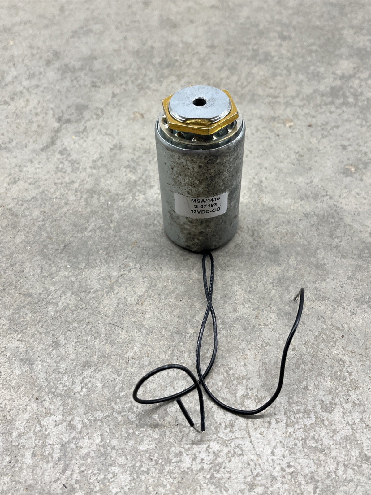 MSA 14/16 S-07183 SOLENOID VALVE 12VDC-CD NEW Qty-1 Free Same Day Shipping