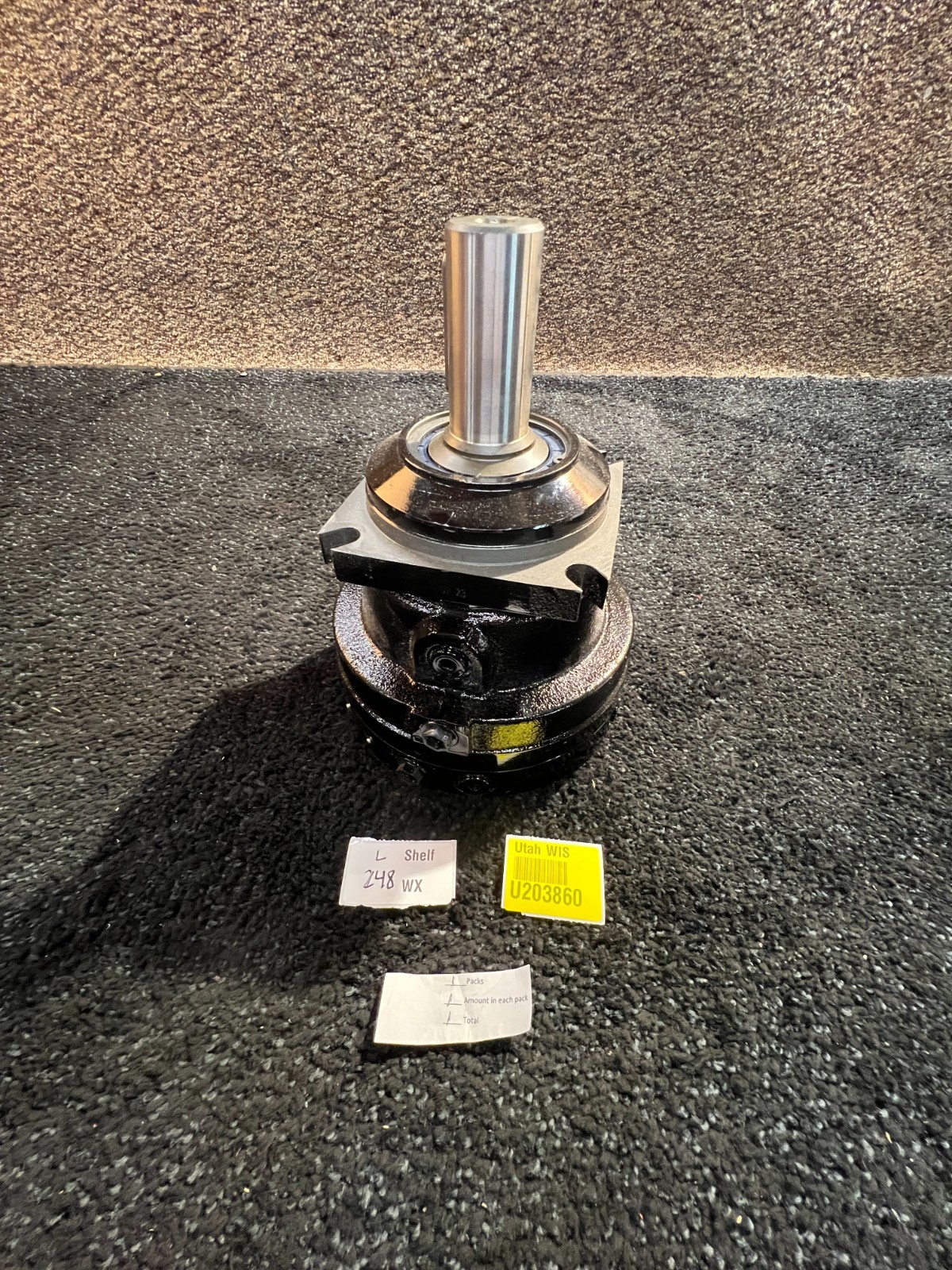 Hydraulic Brake Motor 4 Bolt, 908 02 23 Black Powder Coated Finish