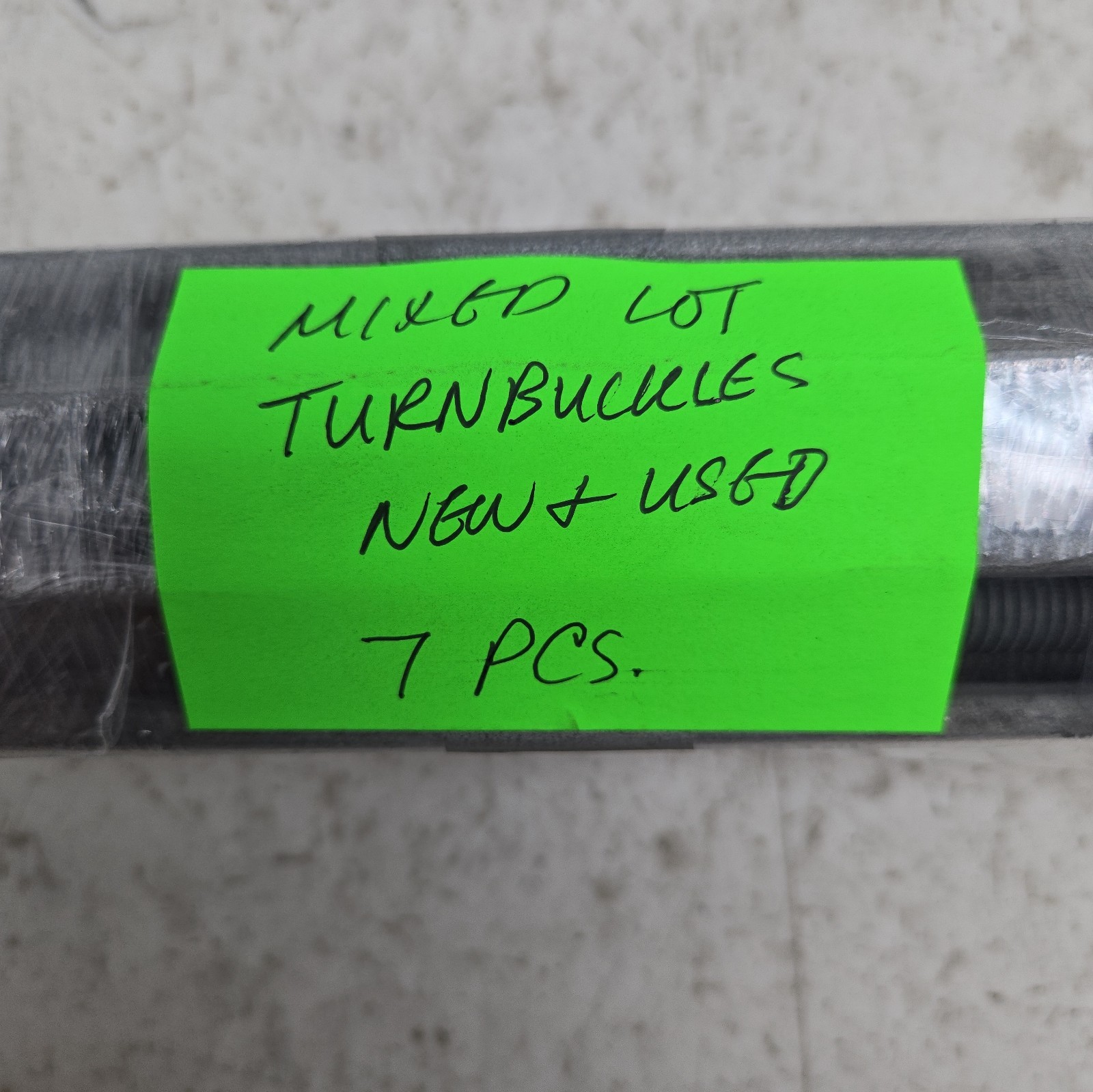 Mixed Lot of 7 Turnbuckles 6″ x 3/8 New And Used See Pictures For Details
